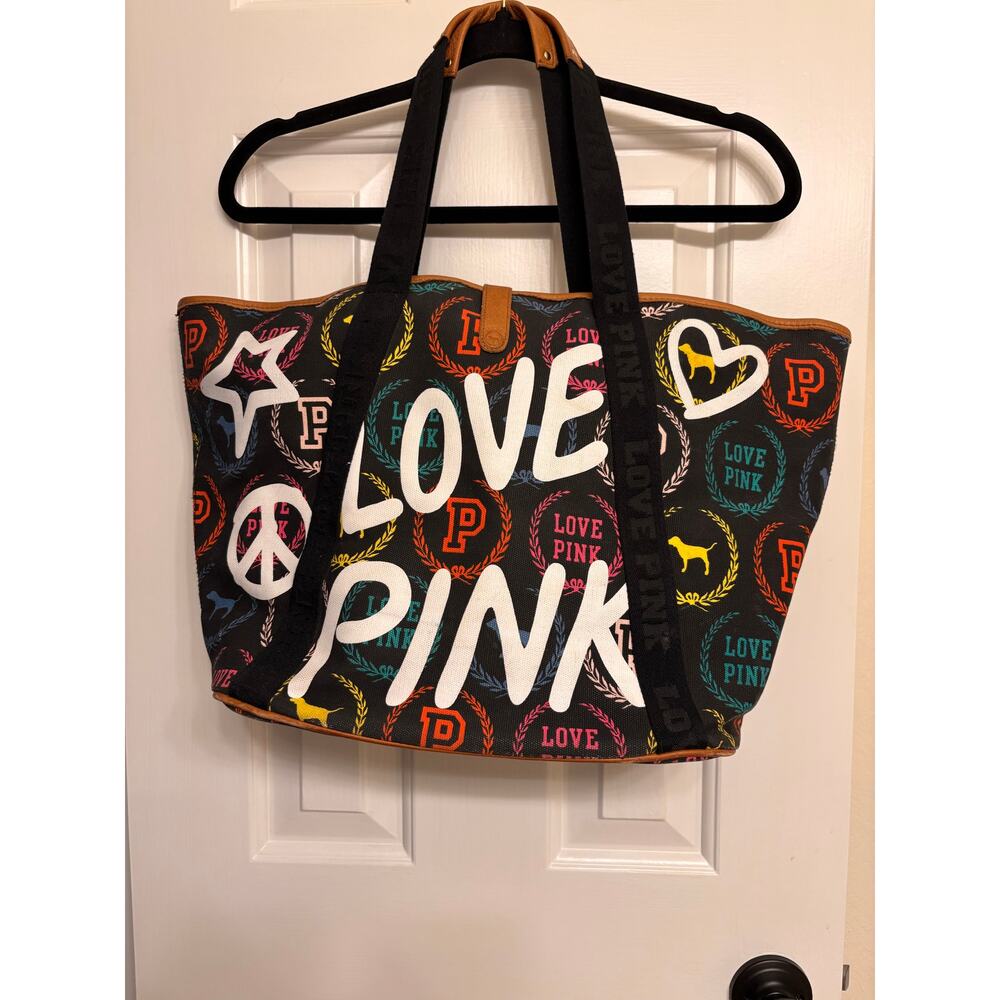 Y2K Victoria's Secret PINK Love tote bag